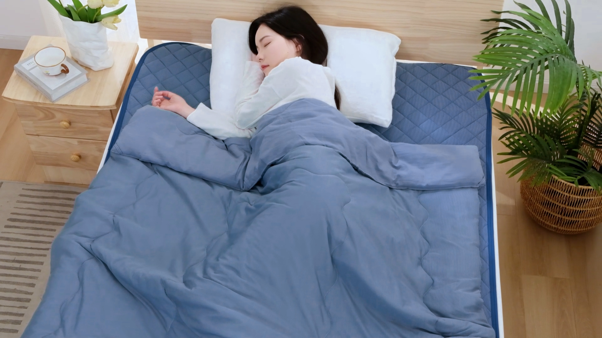 Amazon｜VK Living 敷きパッド 夏用 セミダブル リバーシブル 【SUPER