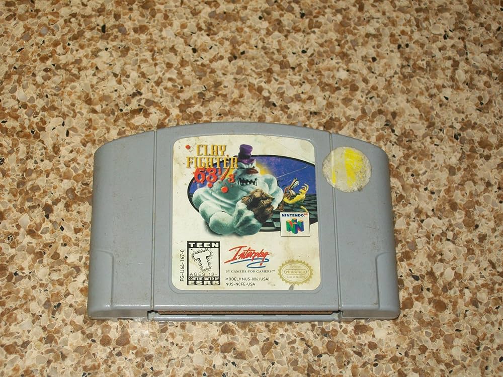 Amazon.com: NINTENDO 64 CLAY FIGHTER 63 1/3 VIDEO GAME : Video Games