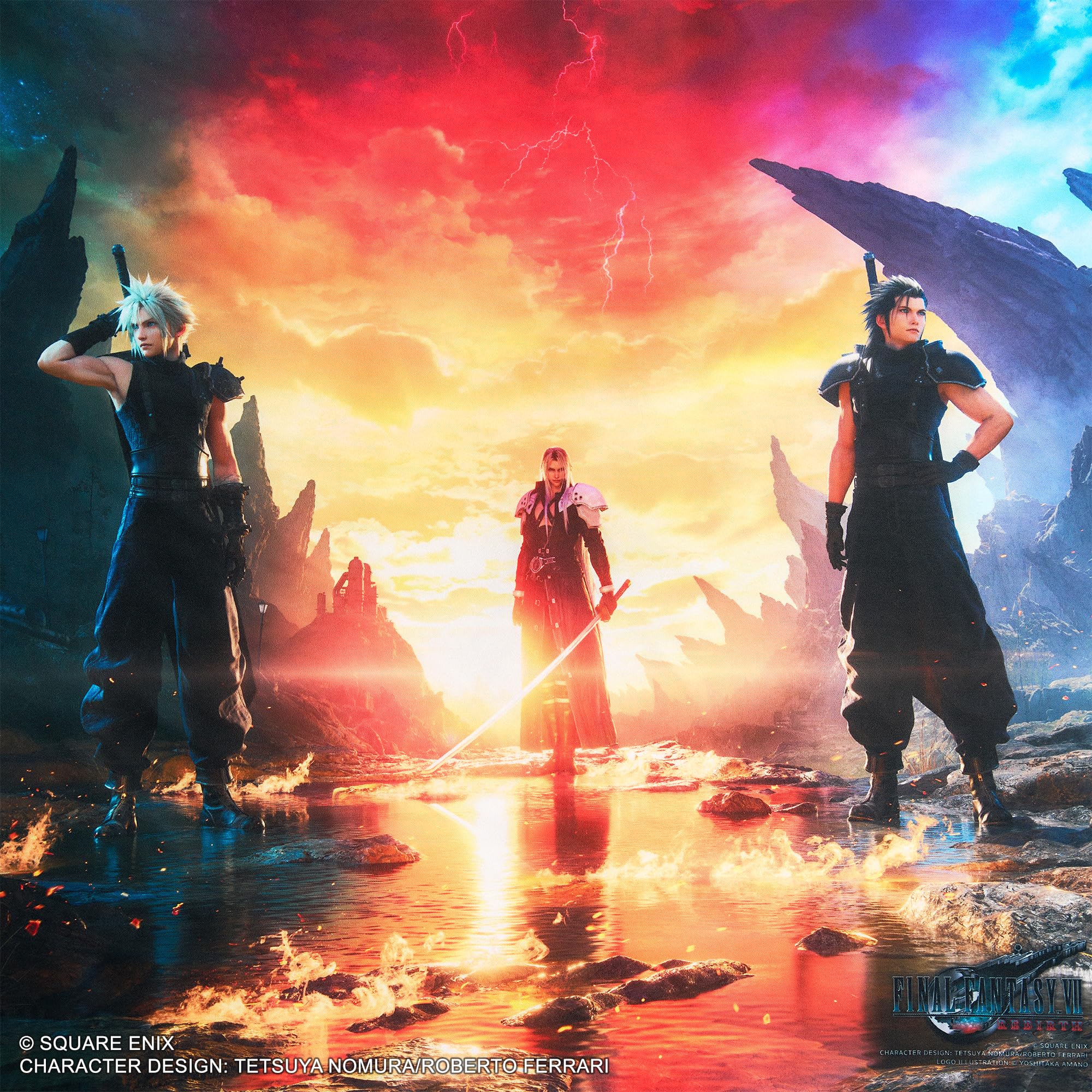 Amazon.com: Final Fantasy VII Ever Rebirth Wall Scroll : Home