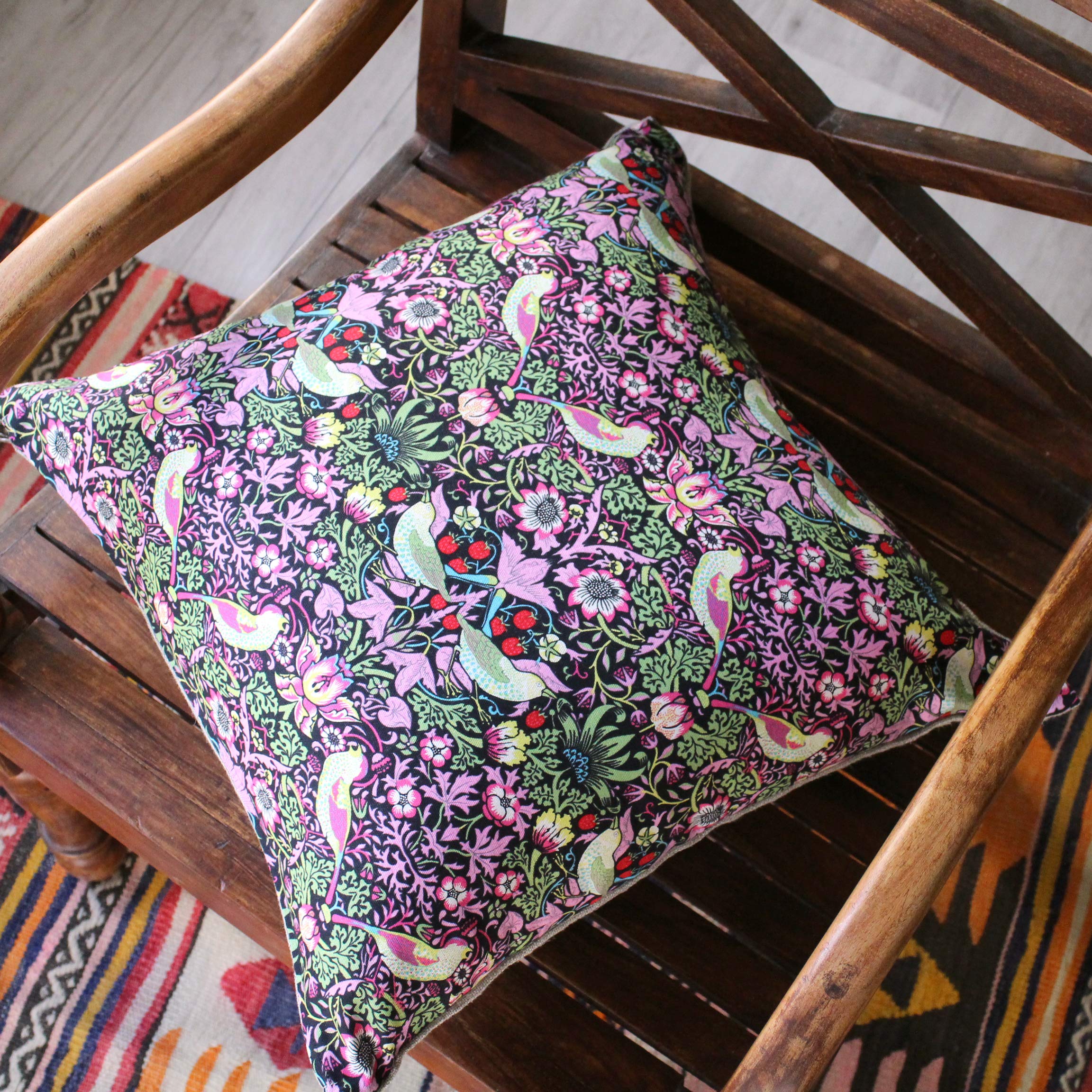 Amazon.co.jp: クッションカバー45x45cm コットン/麻 ウィリアム