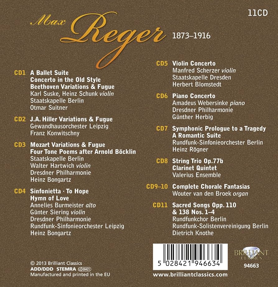 Amazon.co.jp: レーガー:作品集: ミュージック