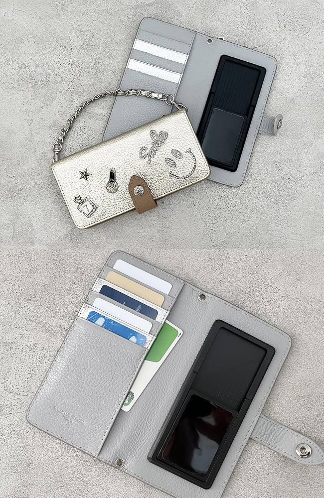 Amazon.co.jp: [サロンドアルファード] 手帳型スマホケース 多機種対応