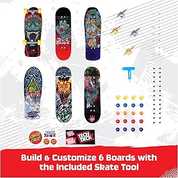 Amazon.com: TECH DECK, Godzilla Sk8shop Fingerboard Bonus Pack