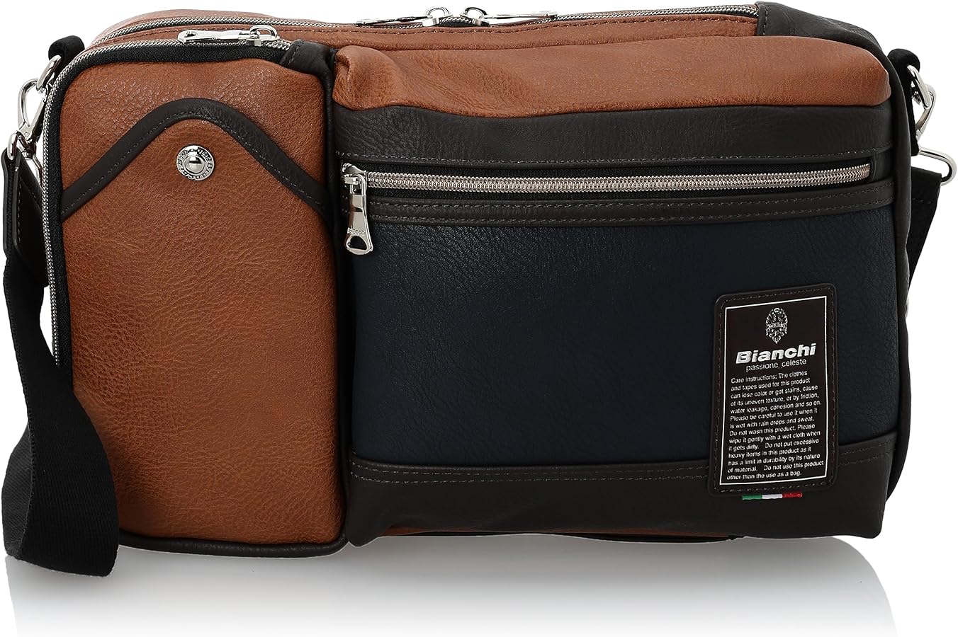 Amazon | [ ビアンキ ] Bianchi ショルダーバッグ メンズ 2way 3way