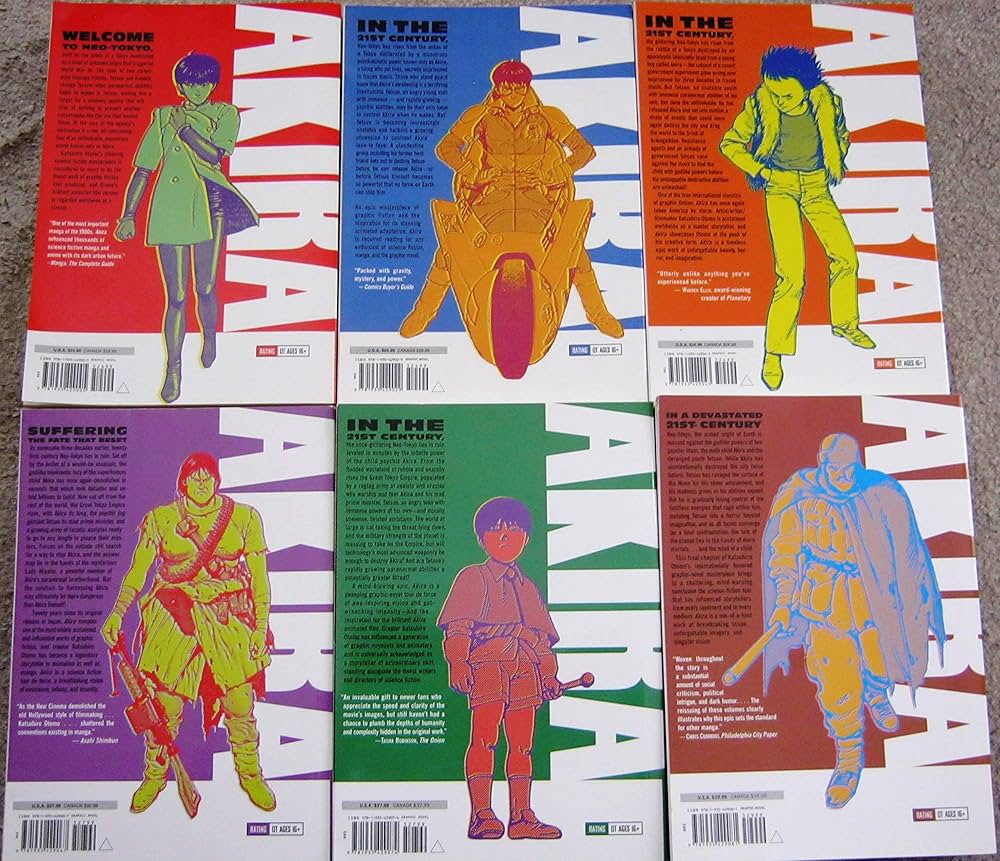 Akira Manga Complete Set, Vol. 1-6: Katsuhiro Otomo: Amazon.com: Books