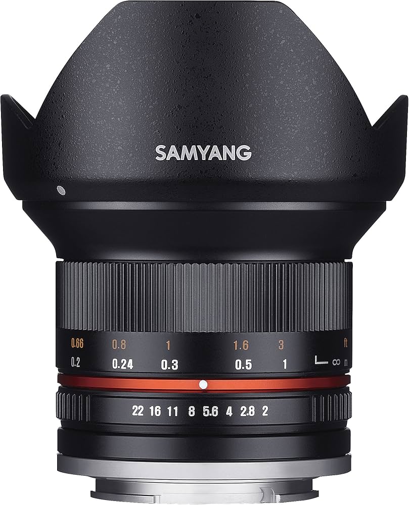 Amazon.com : Samyang SY12M-E-BK 12mm F2.0 Ultra Wide Angle Lens
