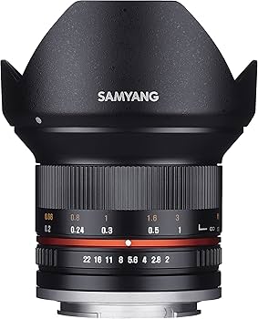 Amazon.com : Samyang SY12M-E-BK 12mm F2.0 Ultra Wide Angle Lens