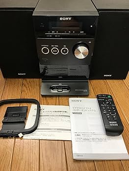 Amazon.co.jp: SONY ウォークマン ドック コンポ S10 ブラック CMT-S10