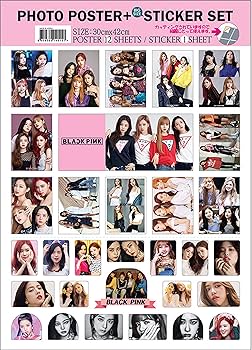IDOLPARK Kpop (Bts:Twice:Seventeen) New 12 Posters + 1 Sticker Set