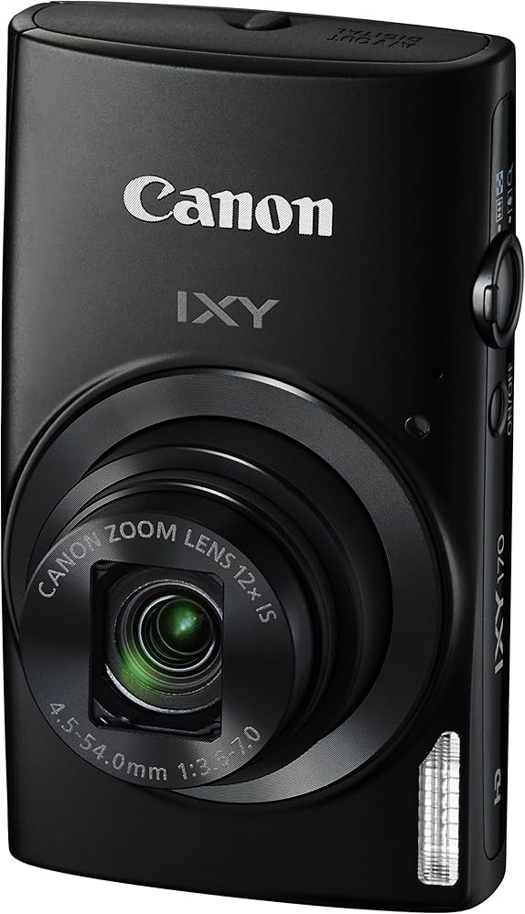 Amazon | Canon デジタルカメラ IXY 170 ブラック 光学12倍ズーム