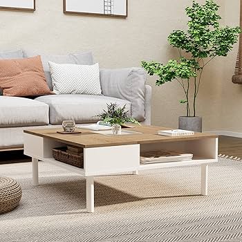 Amazon.co.jp: WAMPATローテーブル センターテーブル 正方形 木制