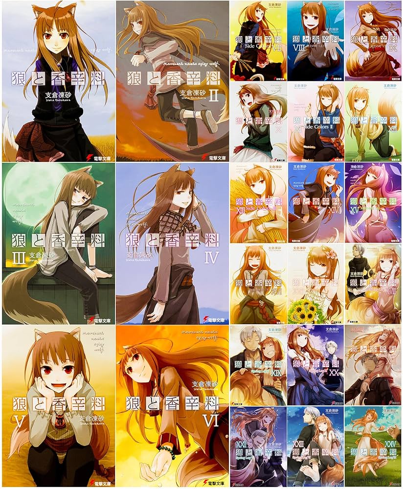 Amazon.co.jp: 狼と香辛料 1-24巻セット (電撃文庫) : 支倉 凍砂: 本