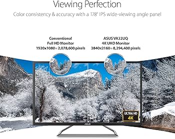 Amazon.com: Asus VA32UQ 31.5” HDR Monitor 4K (3840 X 2160