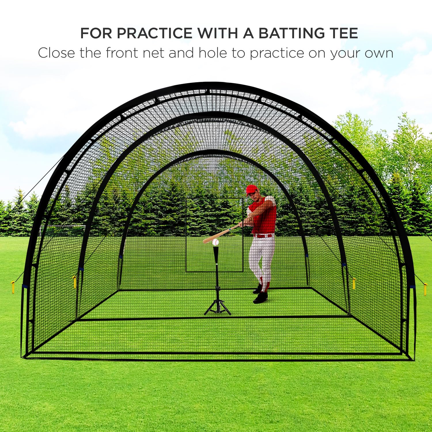 Amazon.co.jp: ZivPlay 野球バッティングケージ ネットバッティング