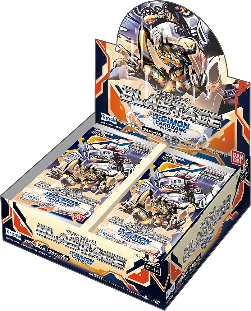 Amazon.com: BANDAI Digimon Card Game Booster Pack Blast ACE [BT-14