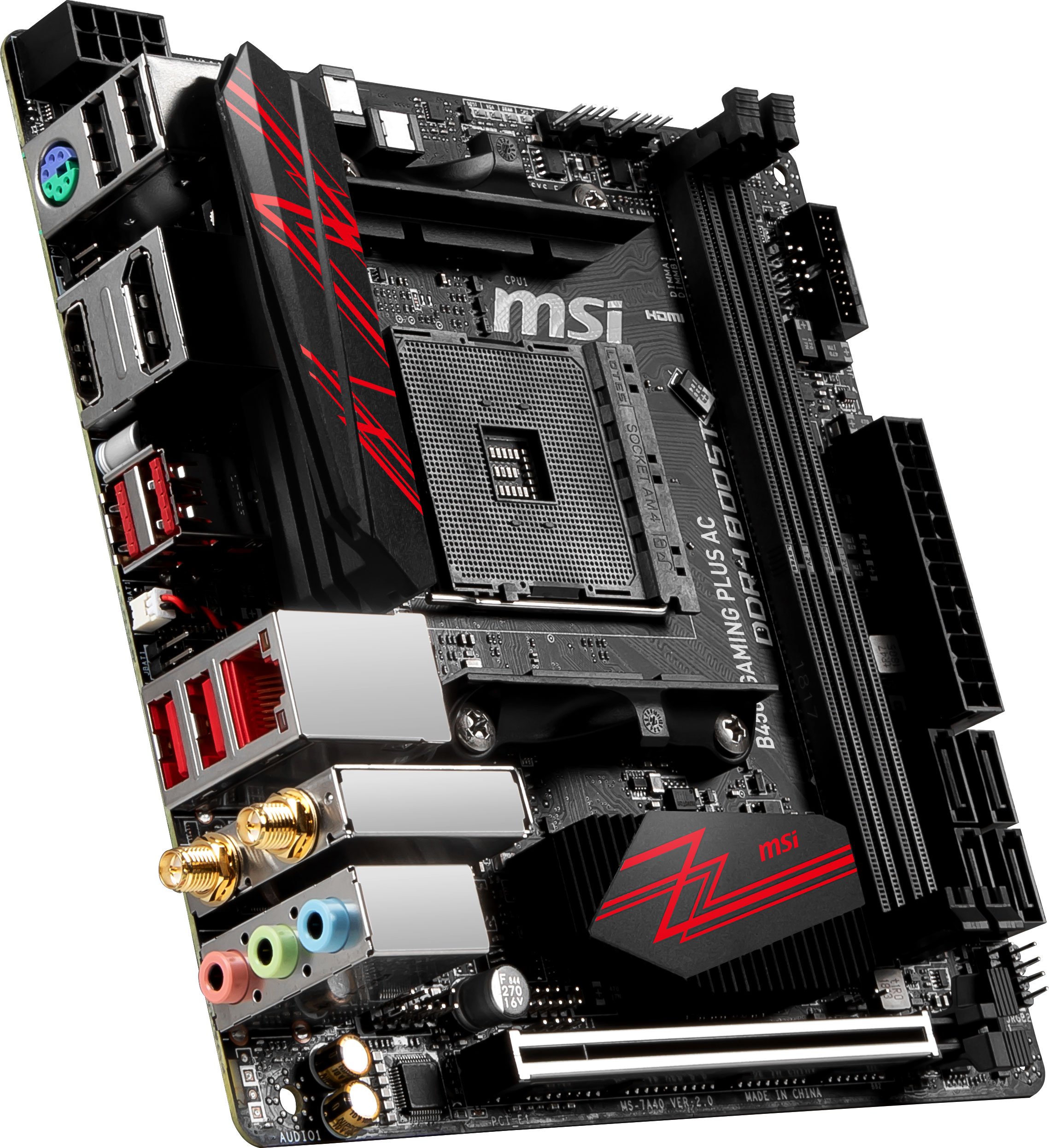 Amazon | MSI Performance Gaming AMD Ryzen 第1世代と第2世代 AM4 M.2