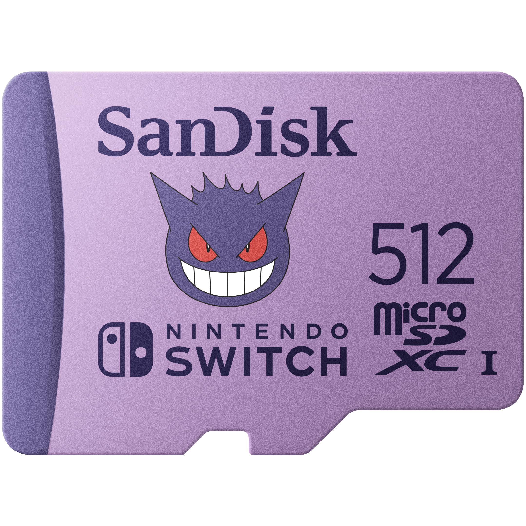 Amazon.com: SanDisk 512GB Pokémon Gengar microSDXC Card Licensed