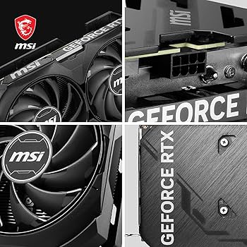 Amazon.com: MSI GeForce RTX 4060 Ti Ventus 2X Black 8G OC Graphics