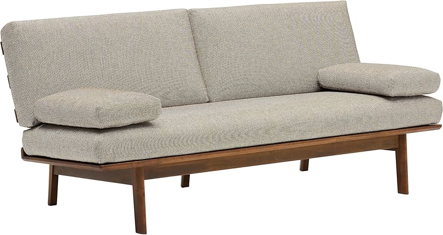 Amazon｜【カリモク正規品】ソファー 3人掛け 長椅子 布張 ブラウン