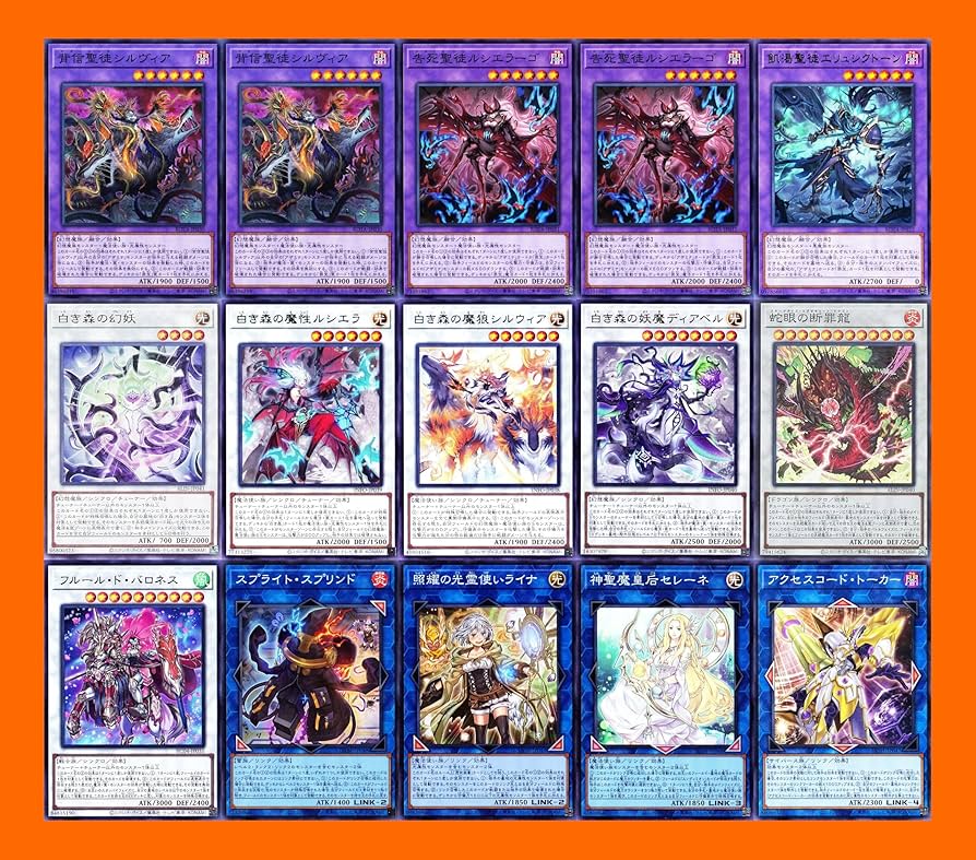 Amazon.co.jp: 白き森デッキ 罪宝デッキ 白き森のあくま 白き森の