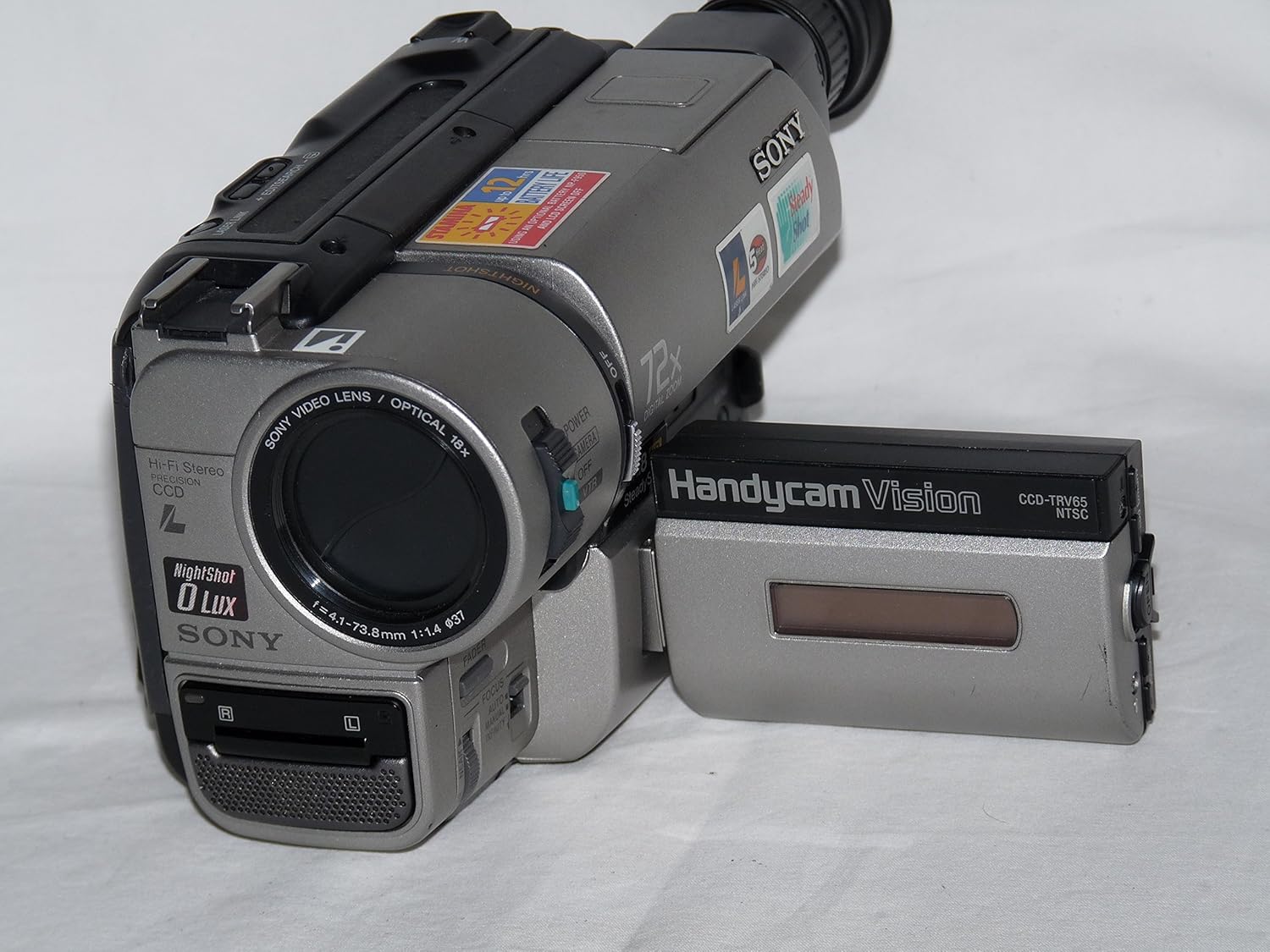 Sony Handycam Vision CCD-TRV65 NTSC Instruction Manual