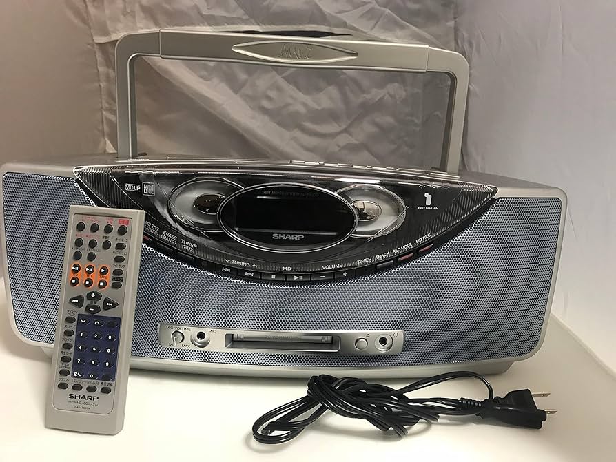 Amazon.co.jp: SHARP 1ビット MD/CDシステムSD-FX200-A(ブルー