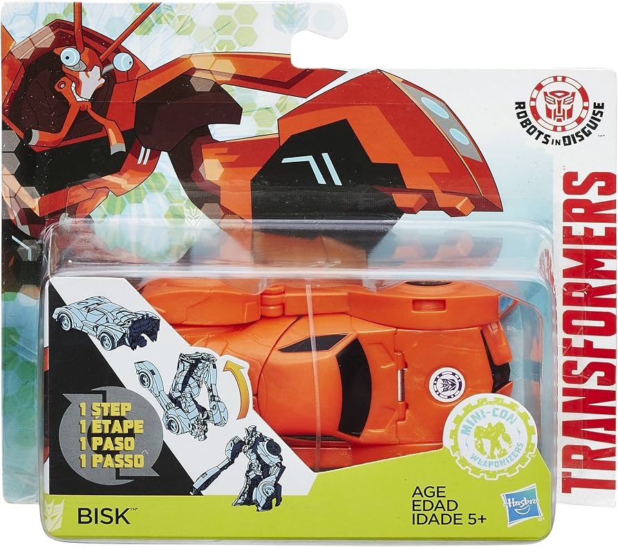 Amazon.com: Transformers Robots in Disguise One Step Bisk Action