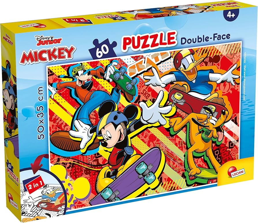 Amazon.com: Liscianigiochi 86535 Disney Puzzle DF Plus 60 Mickey