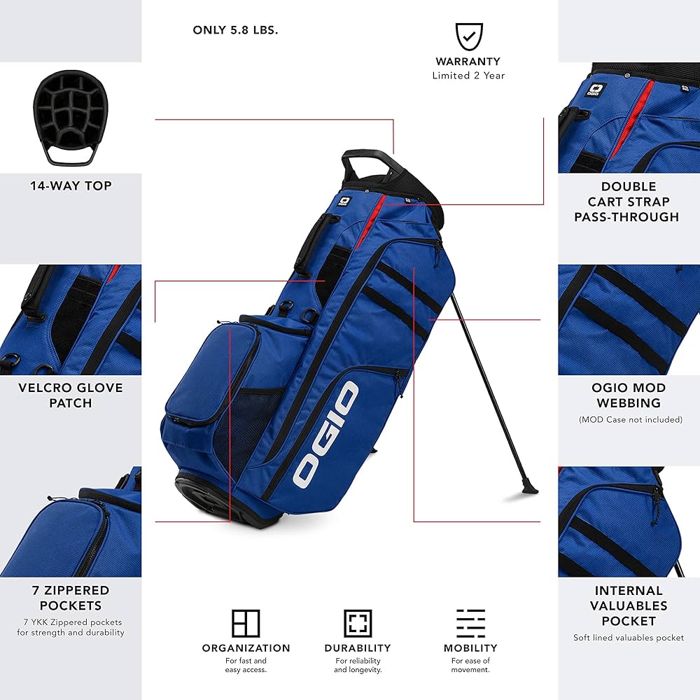 Amazon | OGIO 2020 Convoy SE スタンドバッグ (ブルー) | OGIO