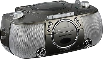 Amazon.co.jp: カラオケもできる速度調整機能付きCDラジカセ(マイク2本