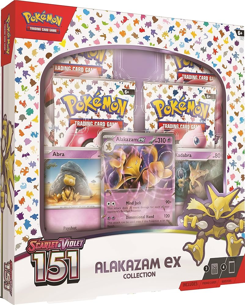 Amazon.com: Pokemon TCG Scarlet & Violet 3.5 Pokemon 151 Alakazam