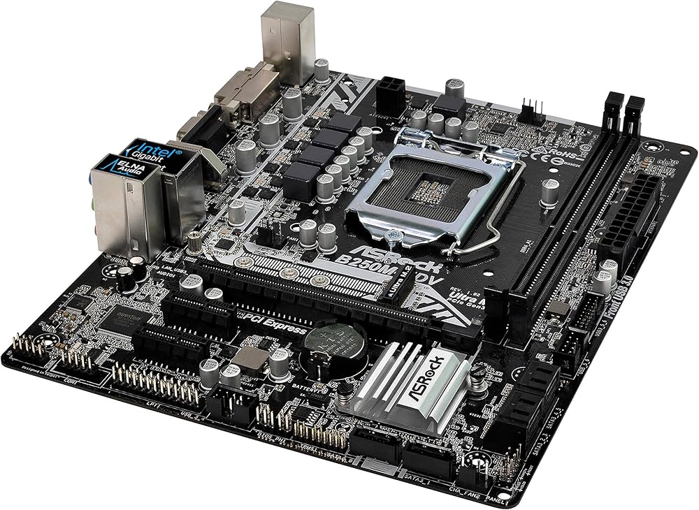 Amazon | ASRock Intel B250チップセット搭載 Micro ATXマザーボード