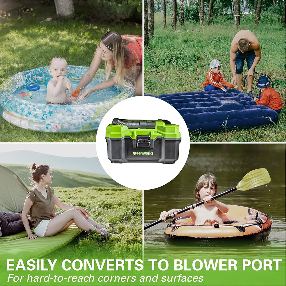 Amazon.co.jp: Greenworks WDV24B00 24V 3ガロン コードレス ウェット