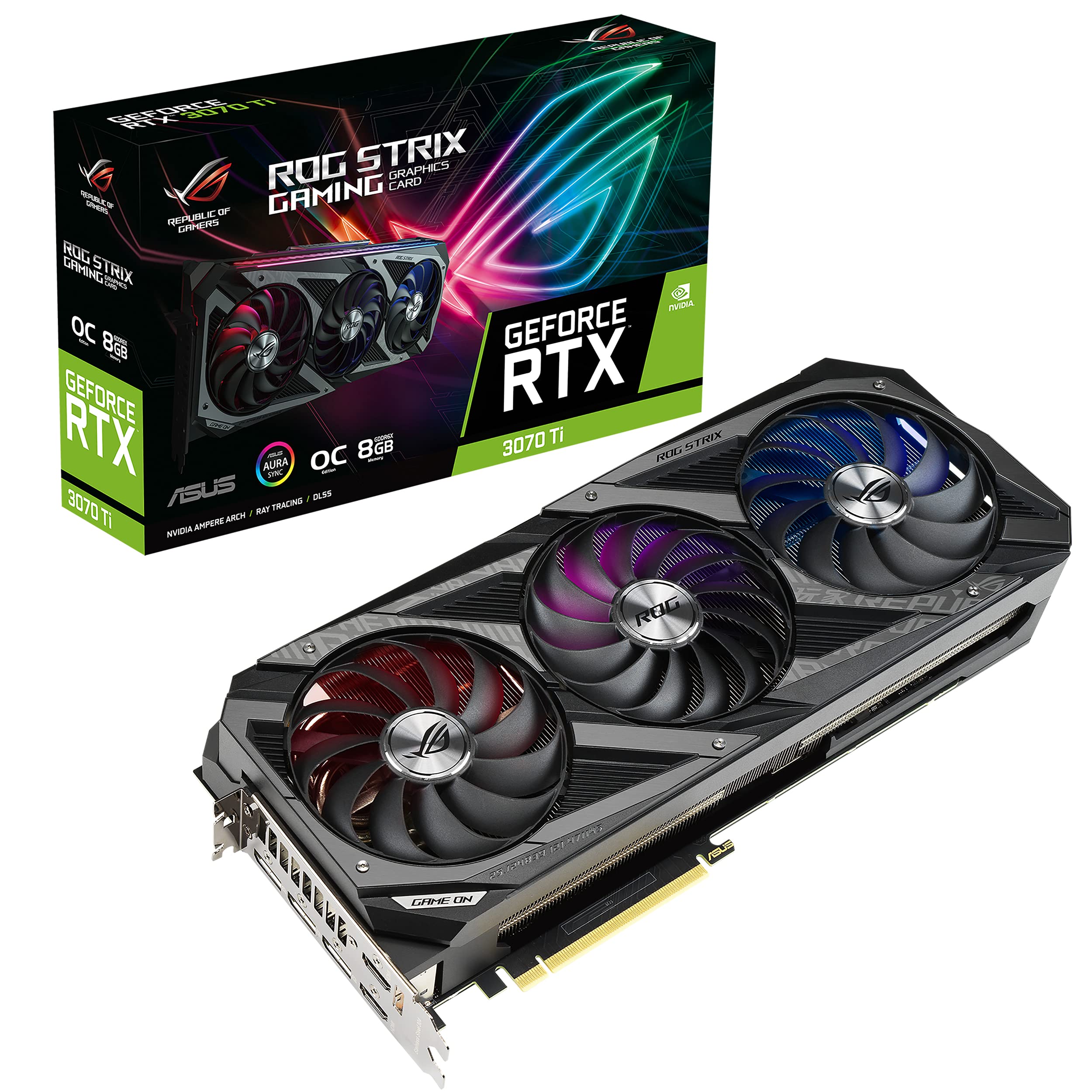 Amazon.com: ASUS ROG Strix NVIDIA GeForce RTX 3070 Ti OC Edition