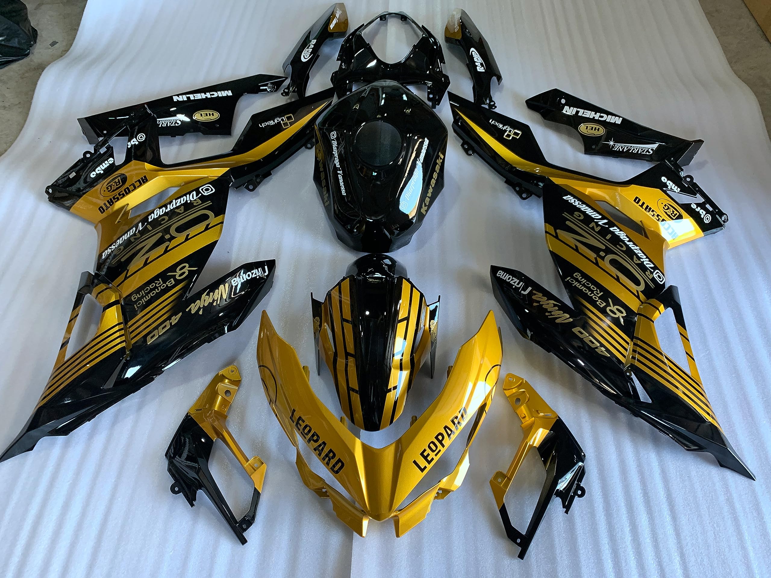 Amazon | Angel-moto バイク外装パーツ 対応車体 EX250 EX400R 2018