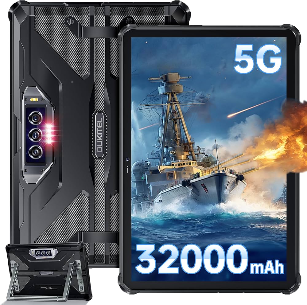 Amazon.co.jp: OUKITEL RT7 5Gタブレット防水防塵耐衝撃 32000mAh超