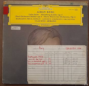 Claudio Abbado, Margaret Price, London Symphony - Alban Berg: Lulu
