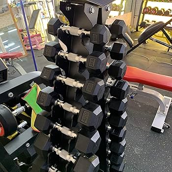 Amazon | 縦型ダンベルラック＆ヘックスダンベル1㎏～10㎏ セット