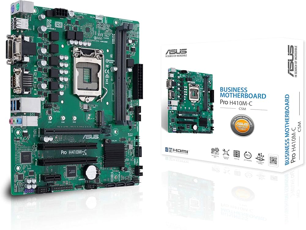 Amazon | Intel H410 PRO 搭載 LGA 1200 対応 マザーボード H410M-C