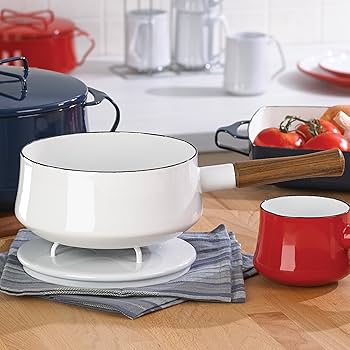 Amazon.com: Dansk Kobenstyle White Saucepan, Medium: Saucepans