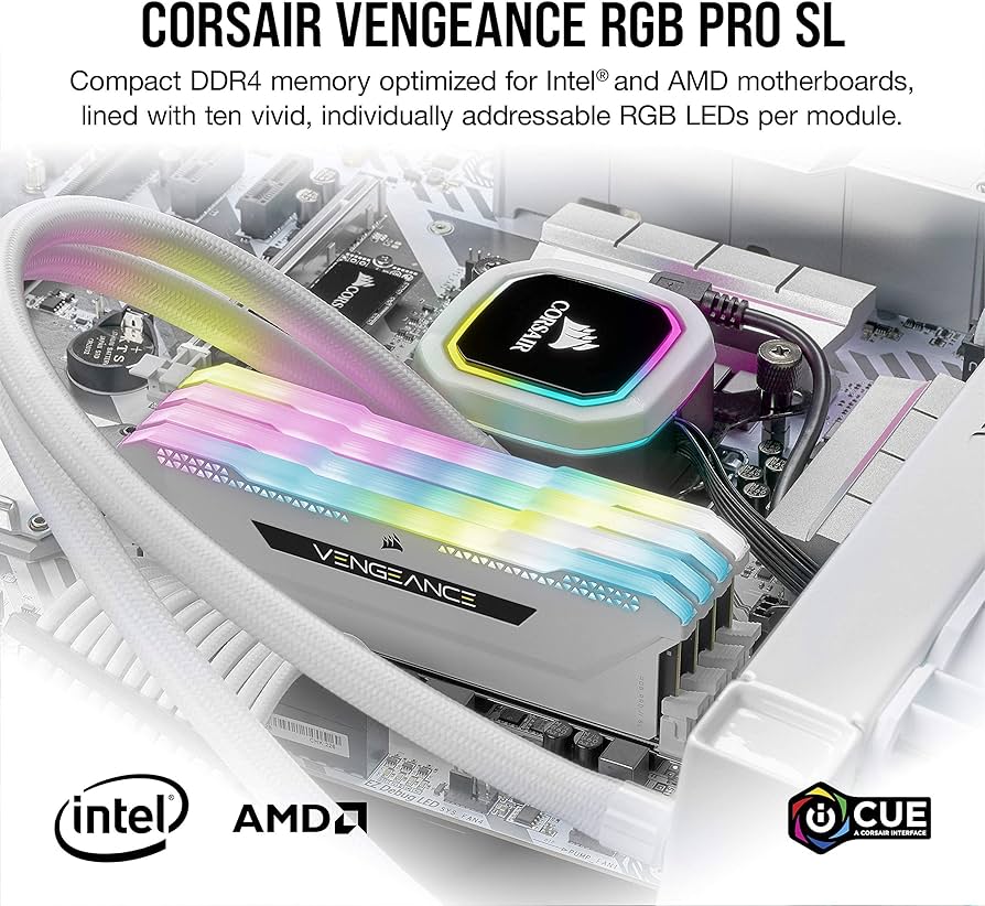 Corsair Vengeance RGB Pro 16GB (2x8GB) DDR4 3600 (PC4-28800) C18