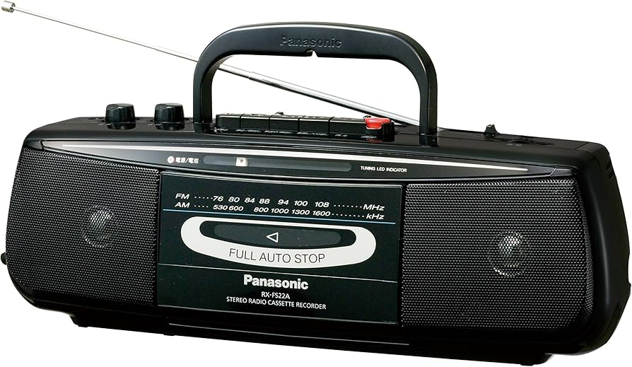 Amazon.co.jp: Panasonic ラジオカセット ブラック RX-FS22A-K : 家電