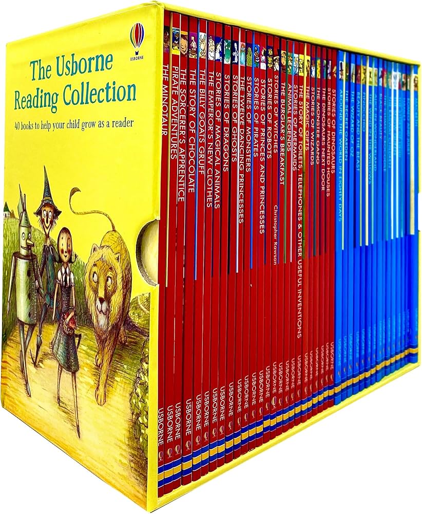 Usborne Young Reading Series Collection 40 Books Box Set-Read At