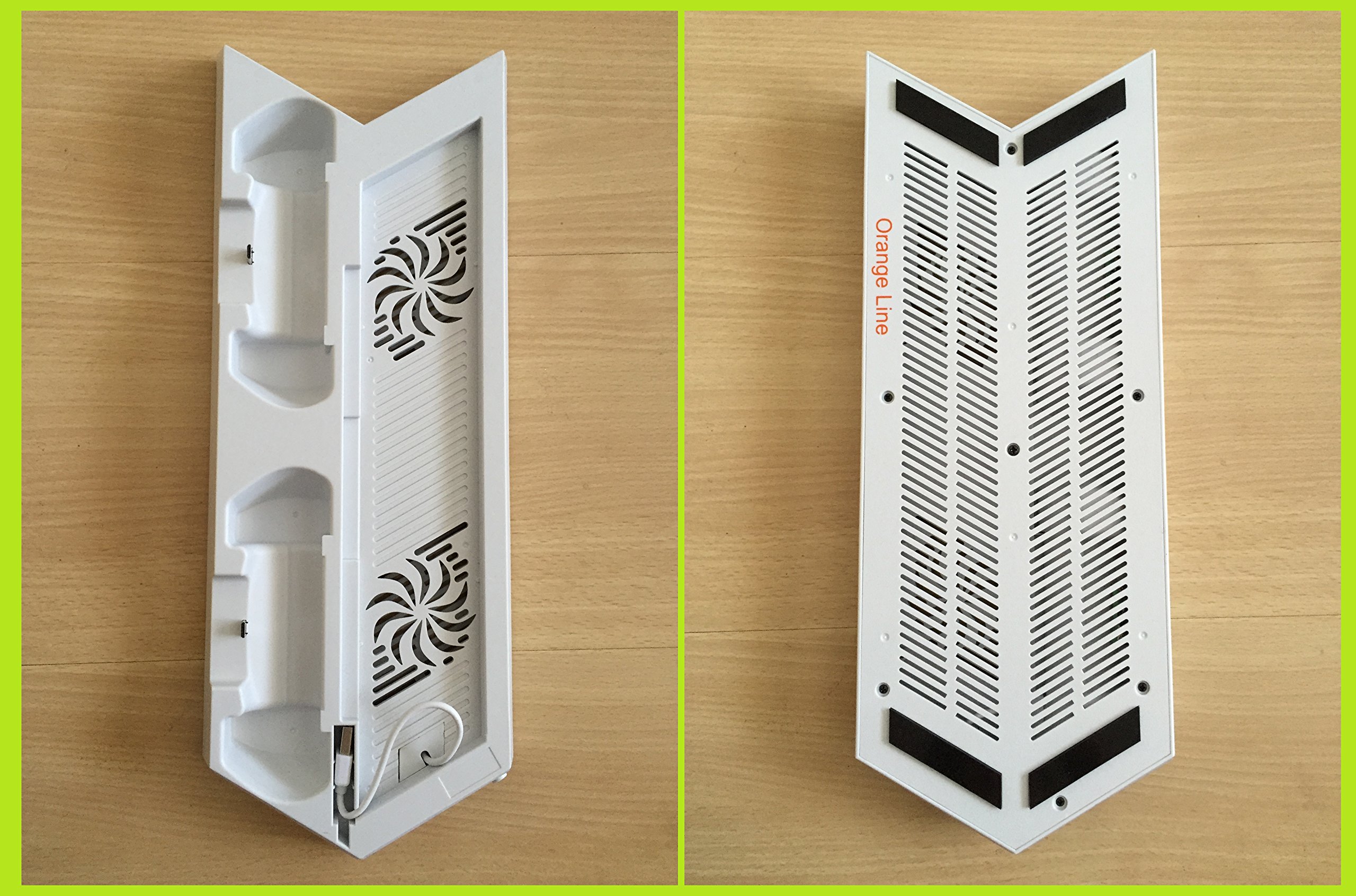 Amazon | PS4 多機能縦置きスタンド コントローラー2台充電 USBハブ3