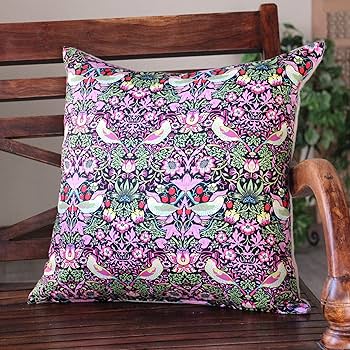 Amazon.co.jp: クッションカバー45x45cm コットン/麻 ウィリアム