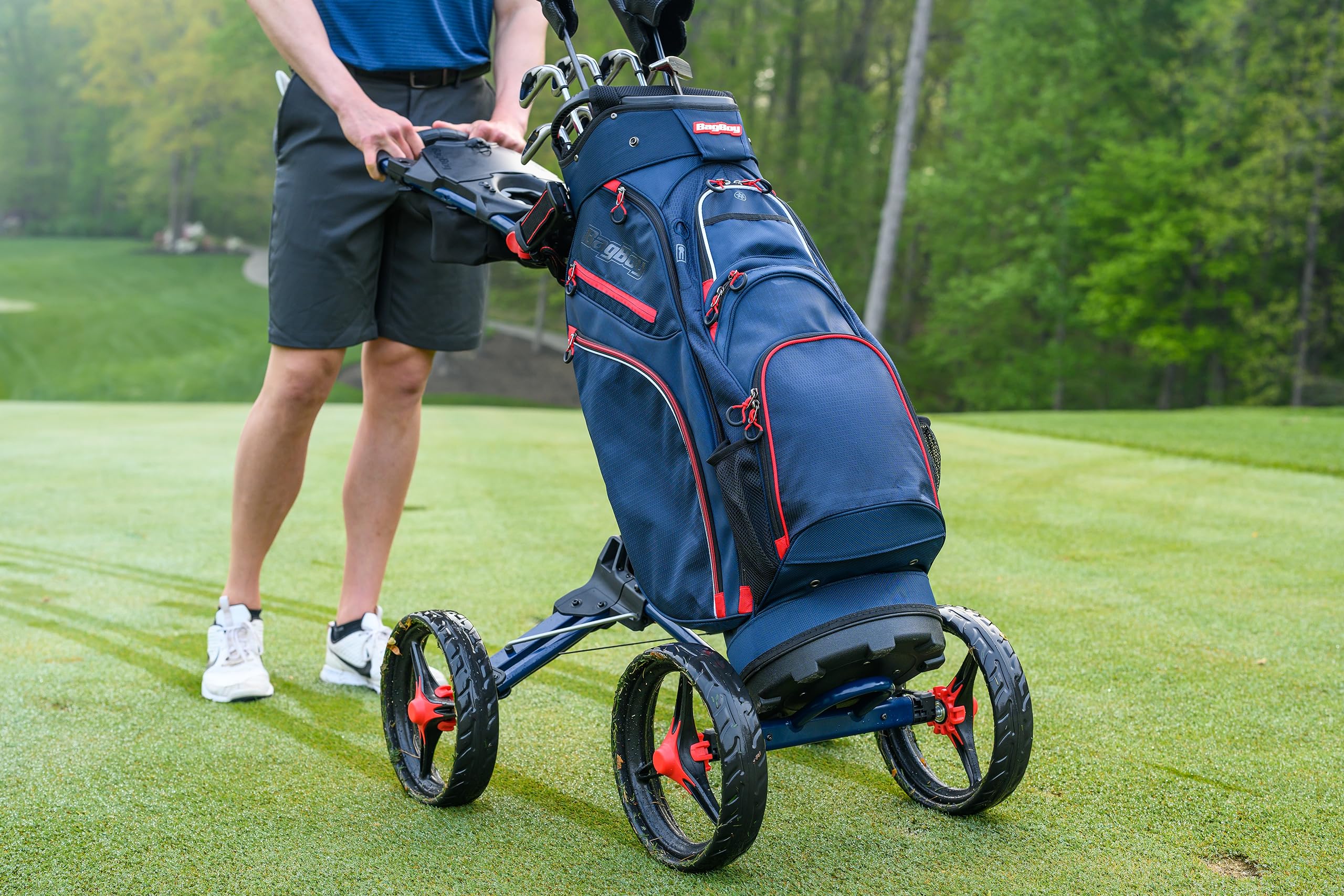 Amazon.co.jp: Bag Boy Quad XL プッシュカート (限定) : スポーツ