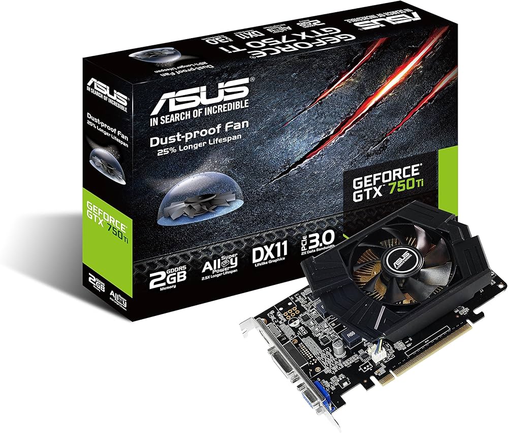 Amazon | ASUS グラフィックボード GeForce GTX750TI 搭載 GDDR5 2GB
