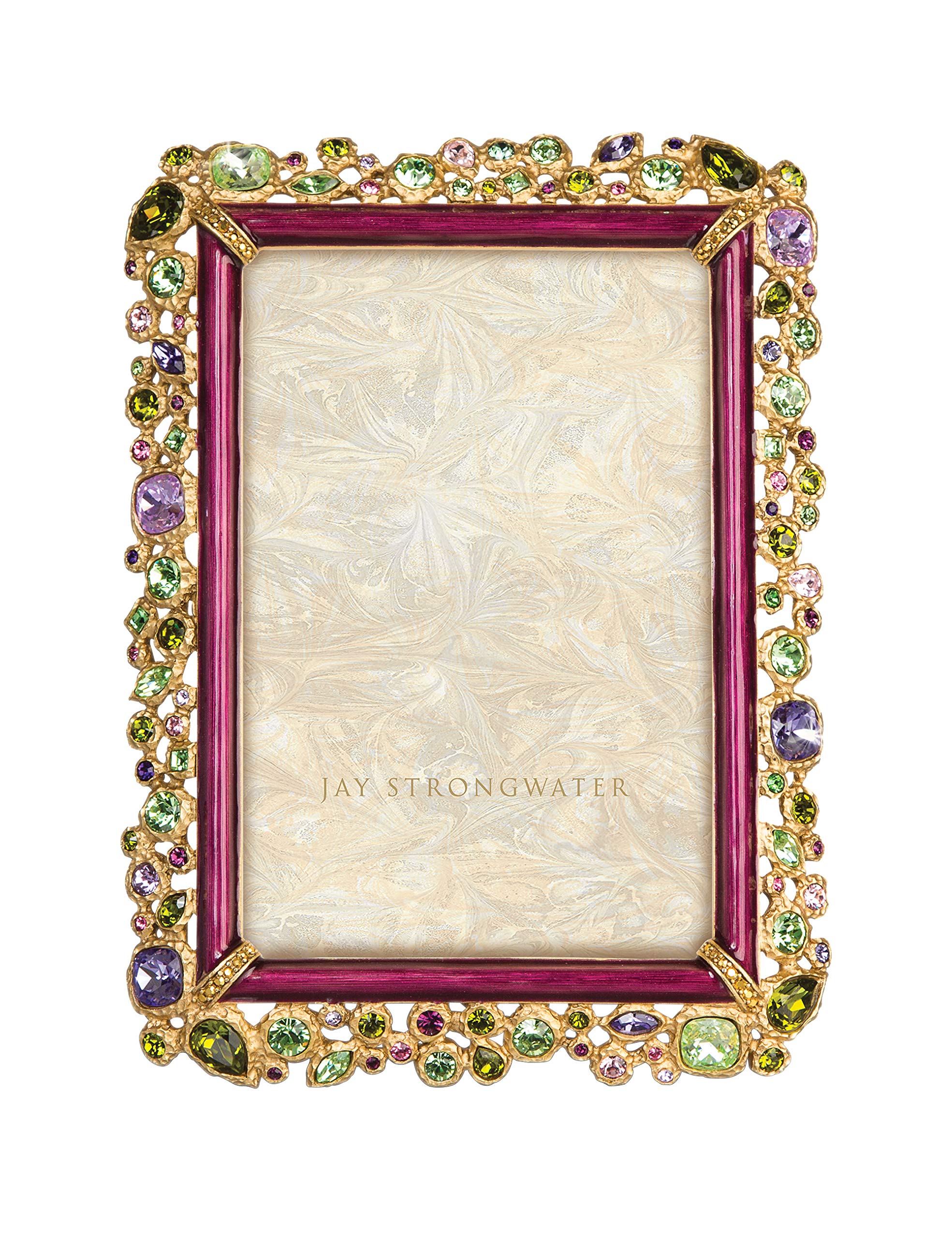 Amazon.com - Jay Strongwater Emery Bejeweled 4x6 Picture Frame