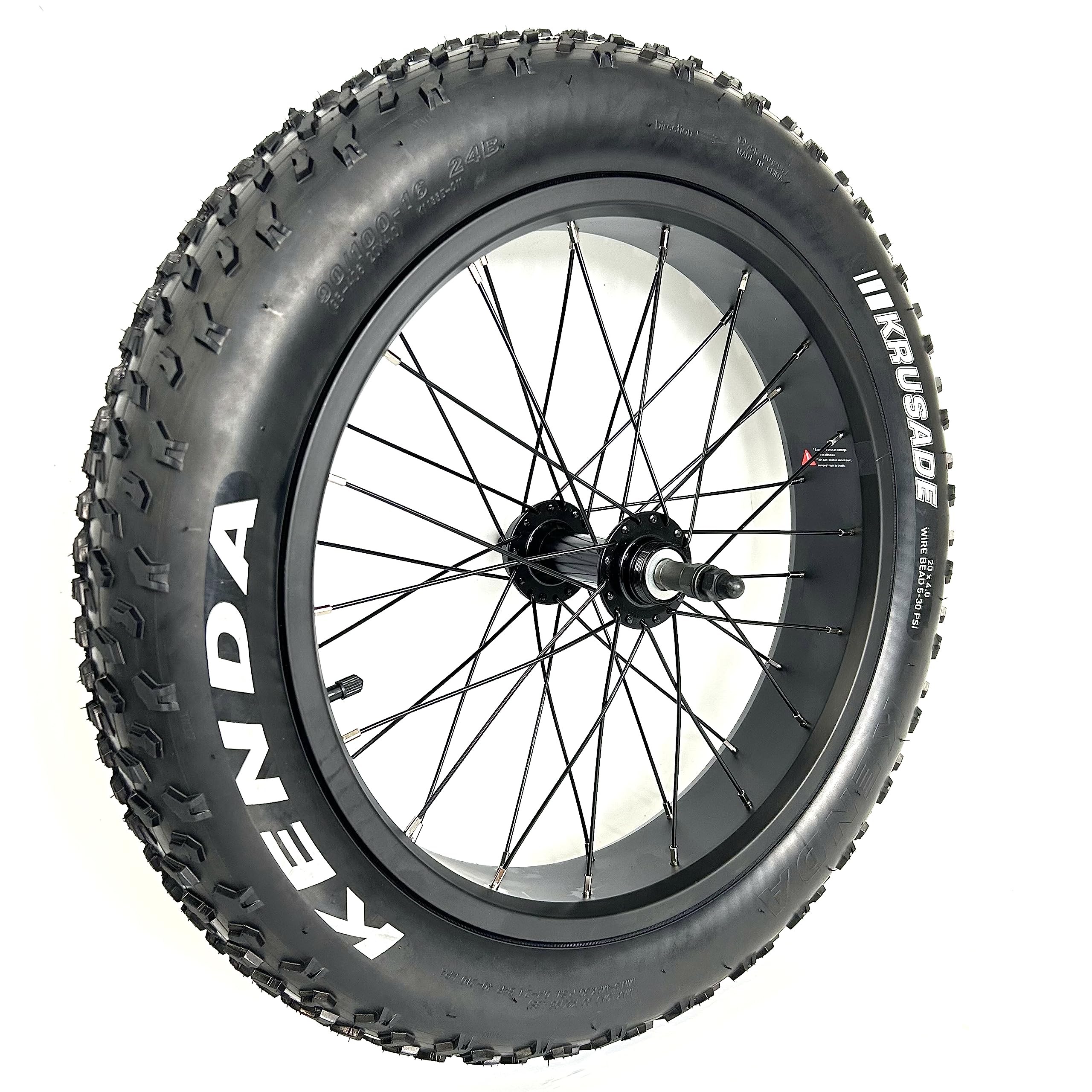 Amazon | 20インチ x 4.0 ファットバイク リアホイールアセンブリ