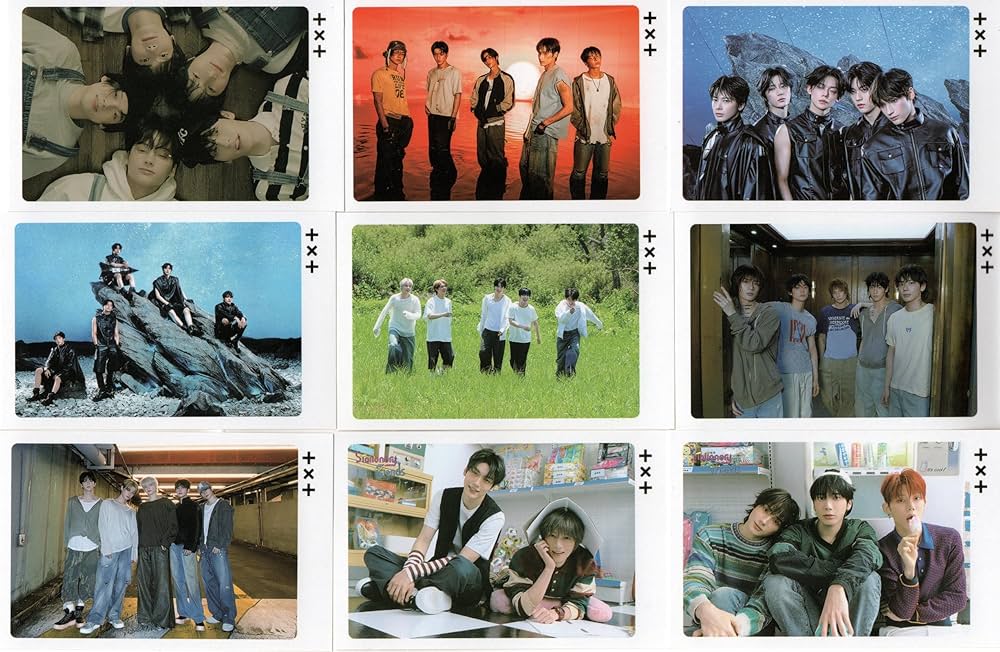 Amazon | TXT グッズ フォトメッセージカード 56枚 トレカ カード ミニ